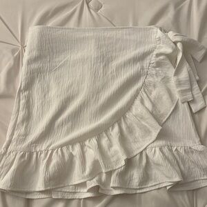 Pink Lily White Skirt